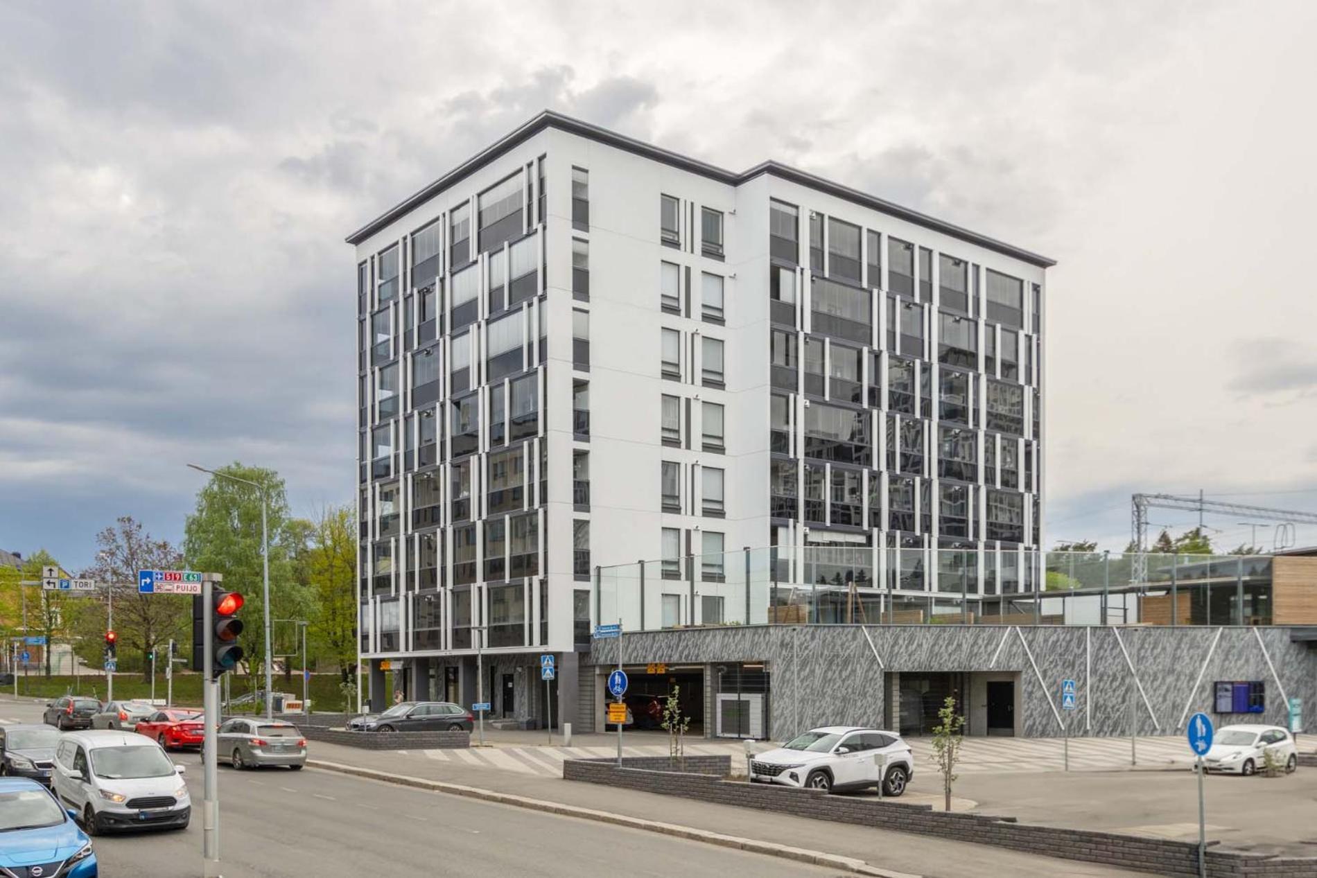 New Studio Apartment With Free Parking Kuopio Bagian luar foto